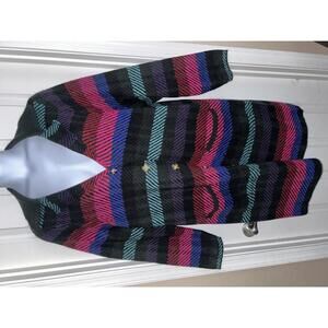Torrid Multicolored Button Down Sweater Sz 2